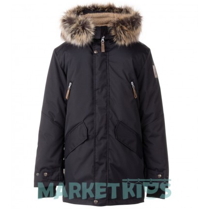 Lenne Revor 22369A-042 парка для хлопчика (чорна)