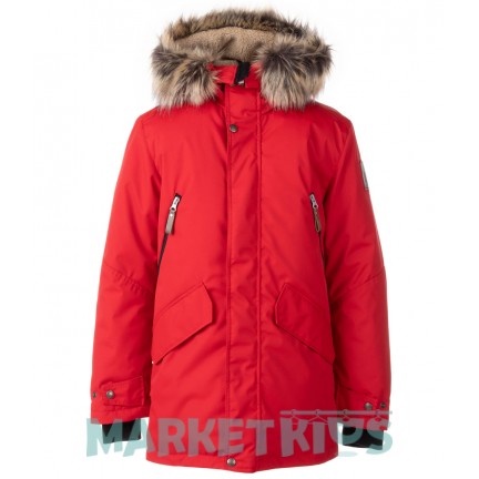 Lenne Revor 22369A-622 парка для хлопчика (червона)