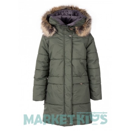 Пальто Lenne Dora 22365 B/330 зимове (оливкове)