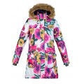 Пальто-парка Huppa Fashion MONA 12200030-81720 цветы