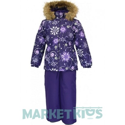 Комплект Huppa Classic WONDER 41950030 - 94273 фиолетовые снежинки