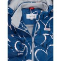 Joiks (джойкс) куртка демисезонная 150г на флисе (синяя в сердечки), Фото 3 Joiks (джойкс) куртка демисезонная 150г на флисе (синяя в сердечки), Фото 3