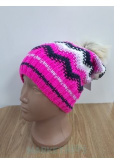 Lenne RIMY 17392/262 шапка зимняя для девочки (розовая)