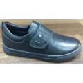 Туфли-полуботинки кожаные  Krokky 5002-02С (черные)